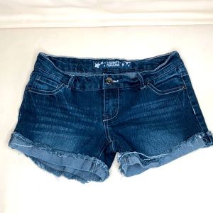 Dark Jean Shorts